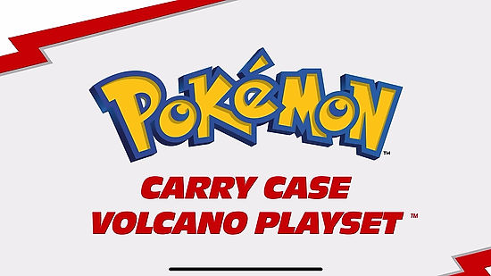 Pokémon Volcano Carry Case Playset